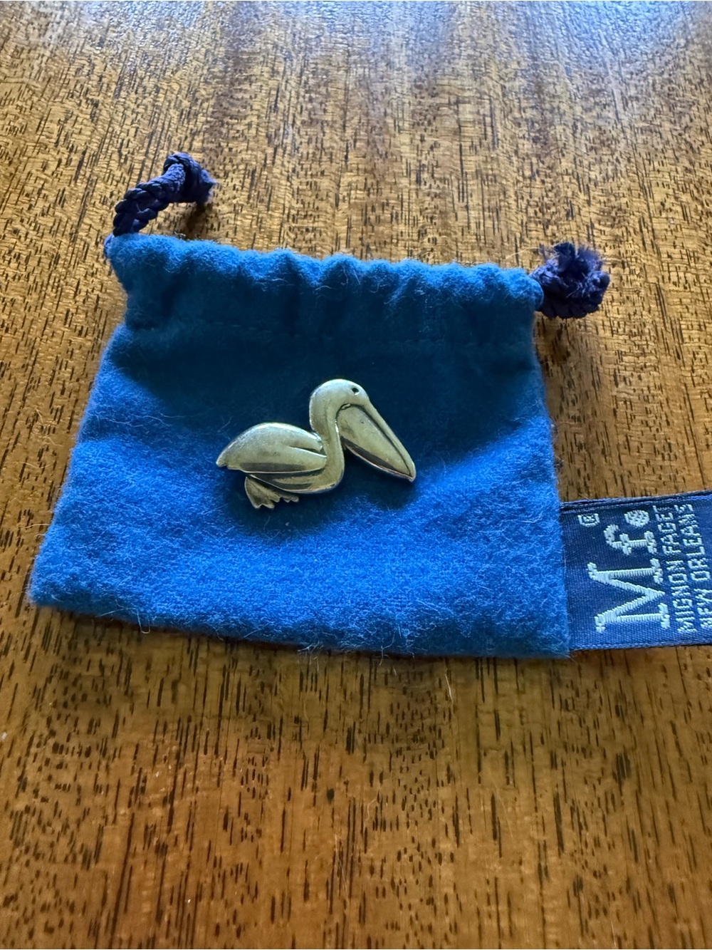 Mignon Faget Sterling Silver Pelican Pendant